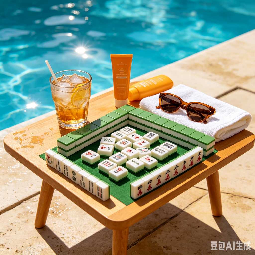 oil painting mahjong set