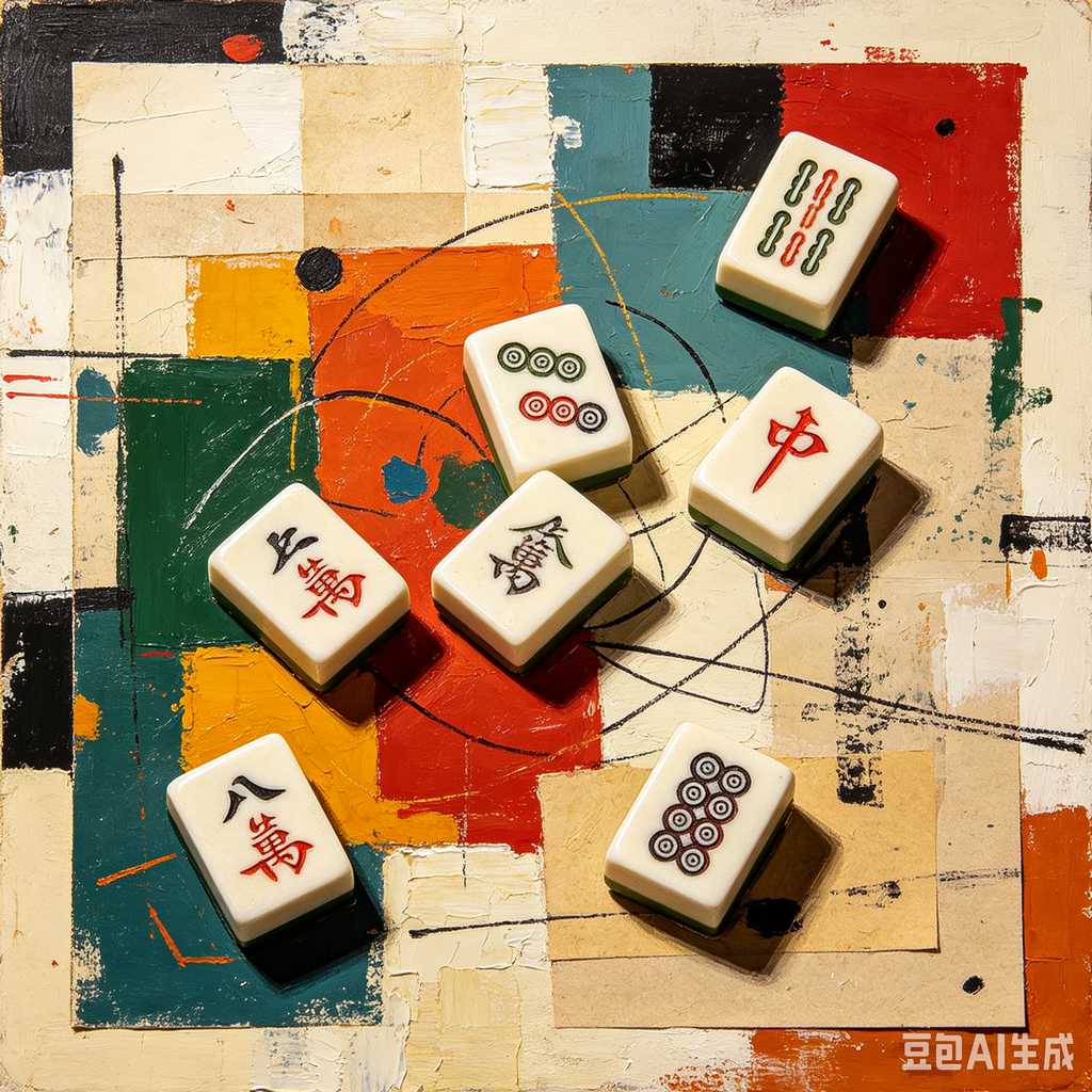 large print mahjong set